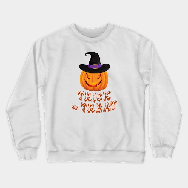 Trick or Treat Crewneck Sweatshirt by Sham